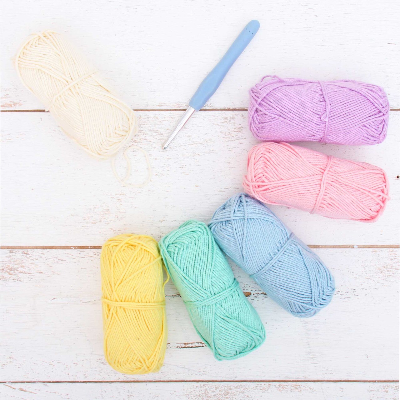 Threadart Crochet 100% Pure Cotton Size 4 Yarn Sets | Each Skein is 50 grams | Worsted Medium #4 Yarn | 85 yds per Skein |18 Different Sets Available